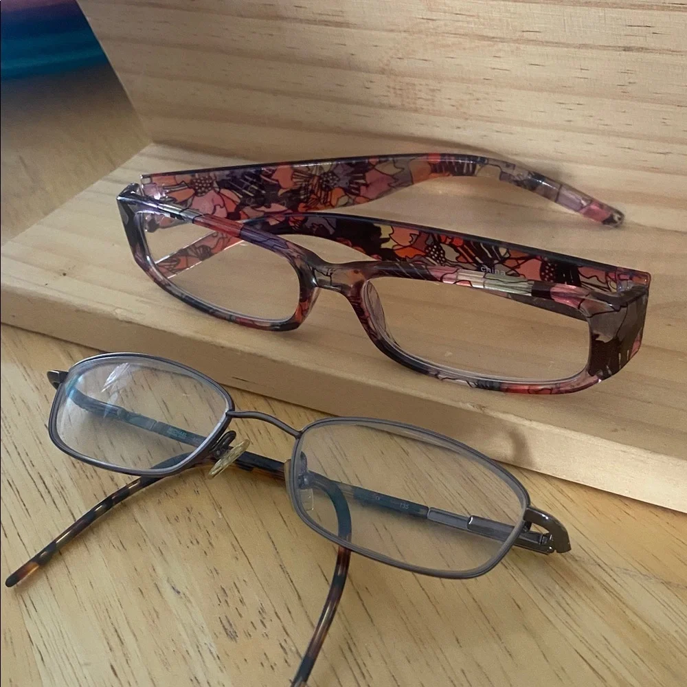 Michael Kors frames with buttercup reading glasses